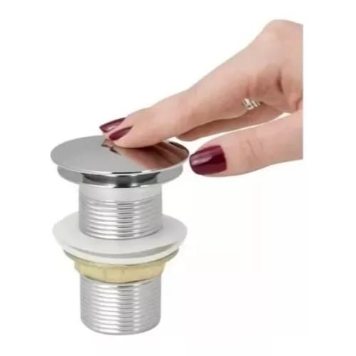 Válvula de escoamento click cromada 1.1/4" DC-7212a