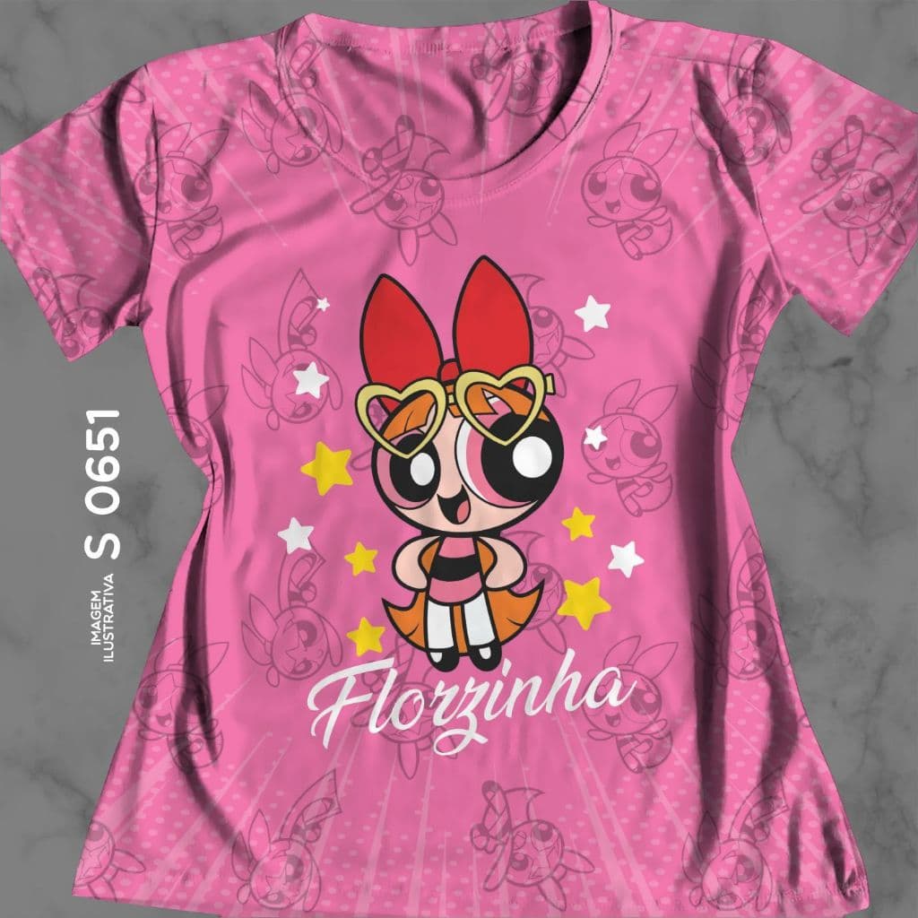 Camiseta Feminina T-shirt Meninas Super Poderosas