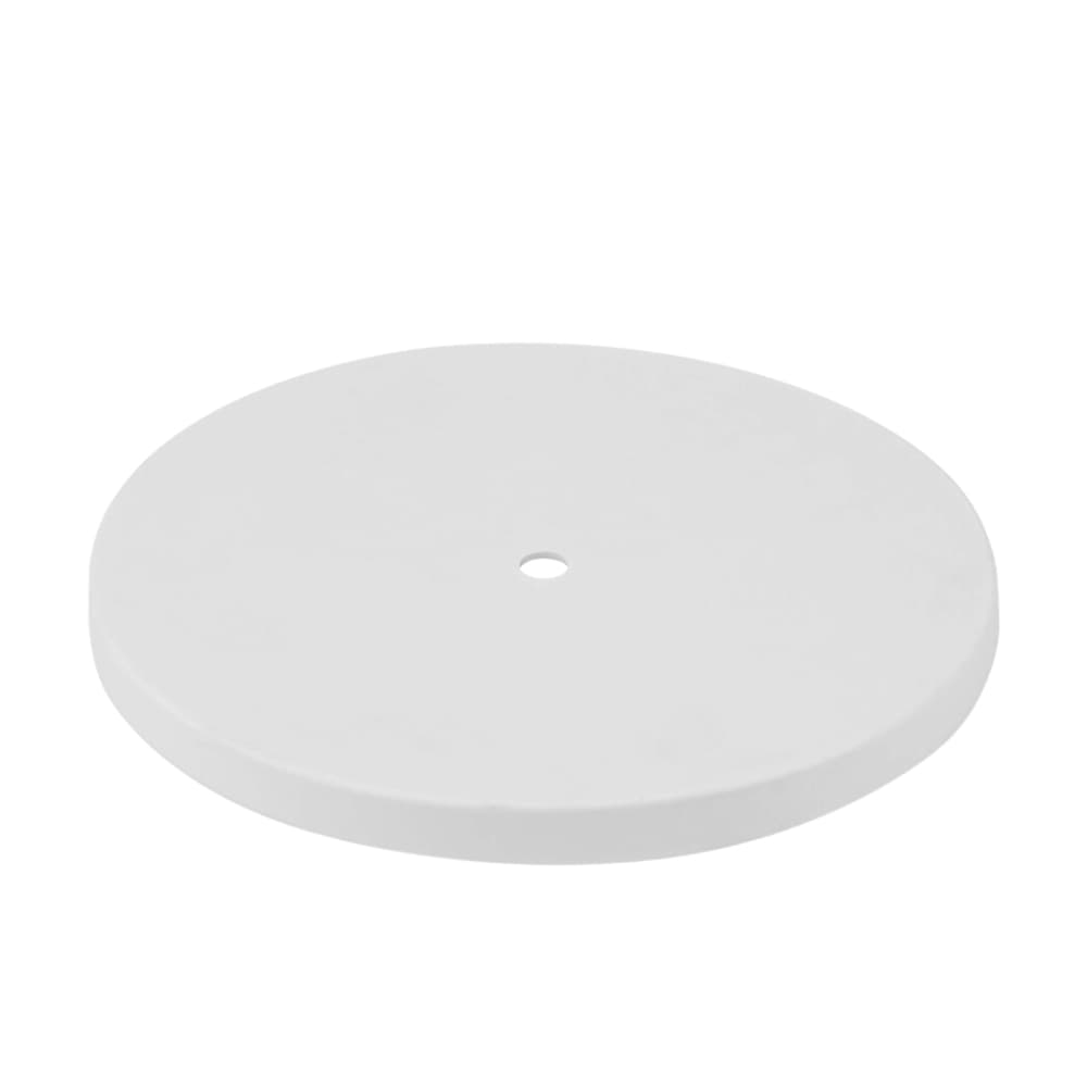 Canopla Tapa Furo Redonda Chata 20cm Termoplástica para Luminárias e Lustres de Teto sem Fixação