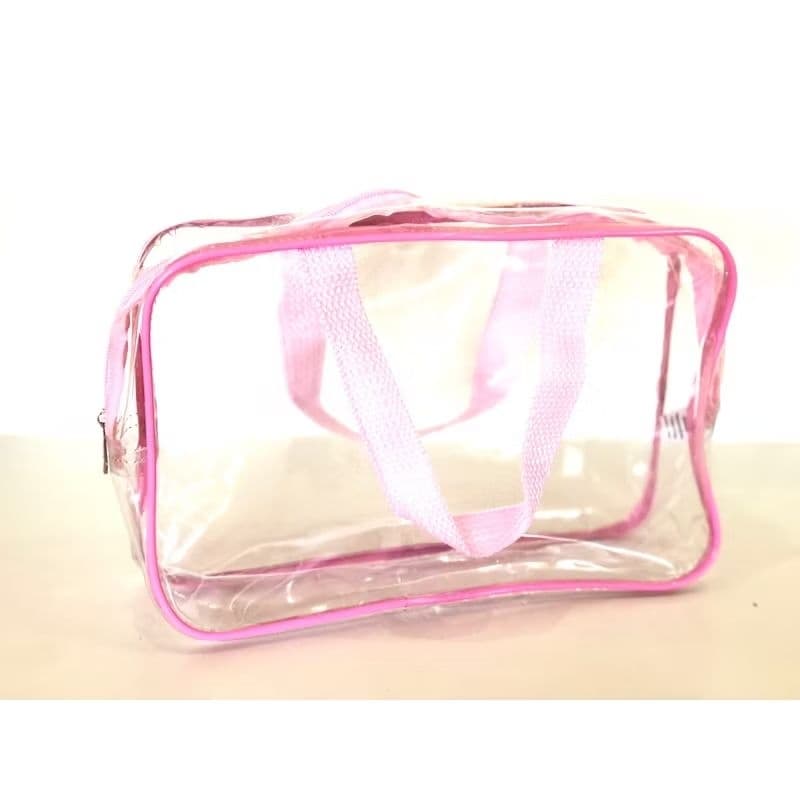 kit com 15 peças,bolsa organizadora cristal transparente p/enfermeira,praia viajem