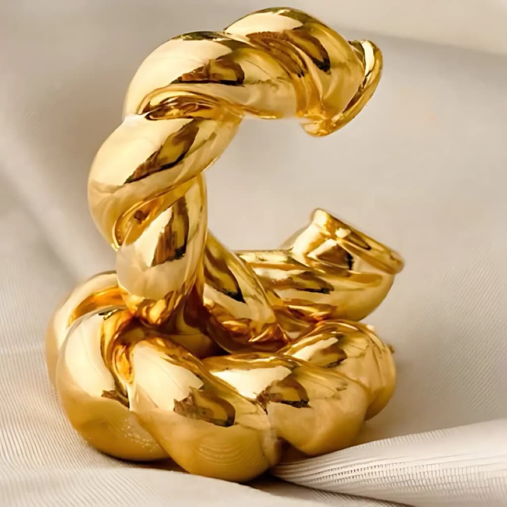Brinco Argola Torcida Dourada - Banho de Ouro 18K, Estilo e Sofisticação