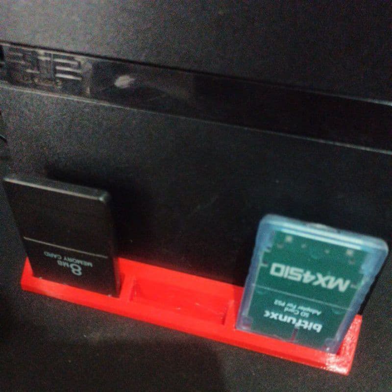 Suporte PS2 Slim com Slot para Memory Card