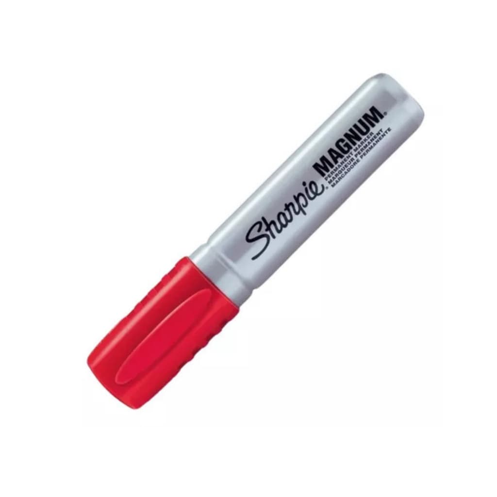 Caneta Marcador Permanente Magnum Chanfrado Sharpie- 2 unidades