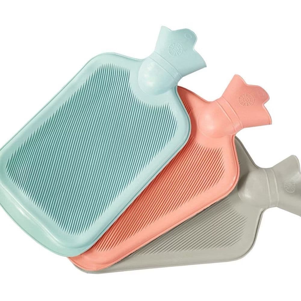 Bolsa Água Quente Térmica Borracha Compressa Gelo 2 Litros