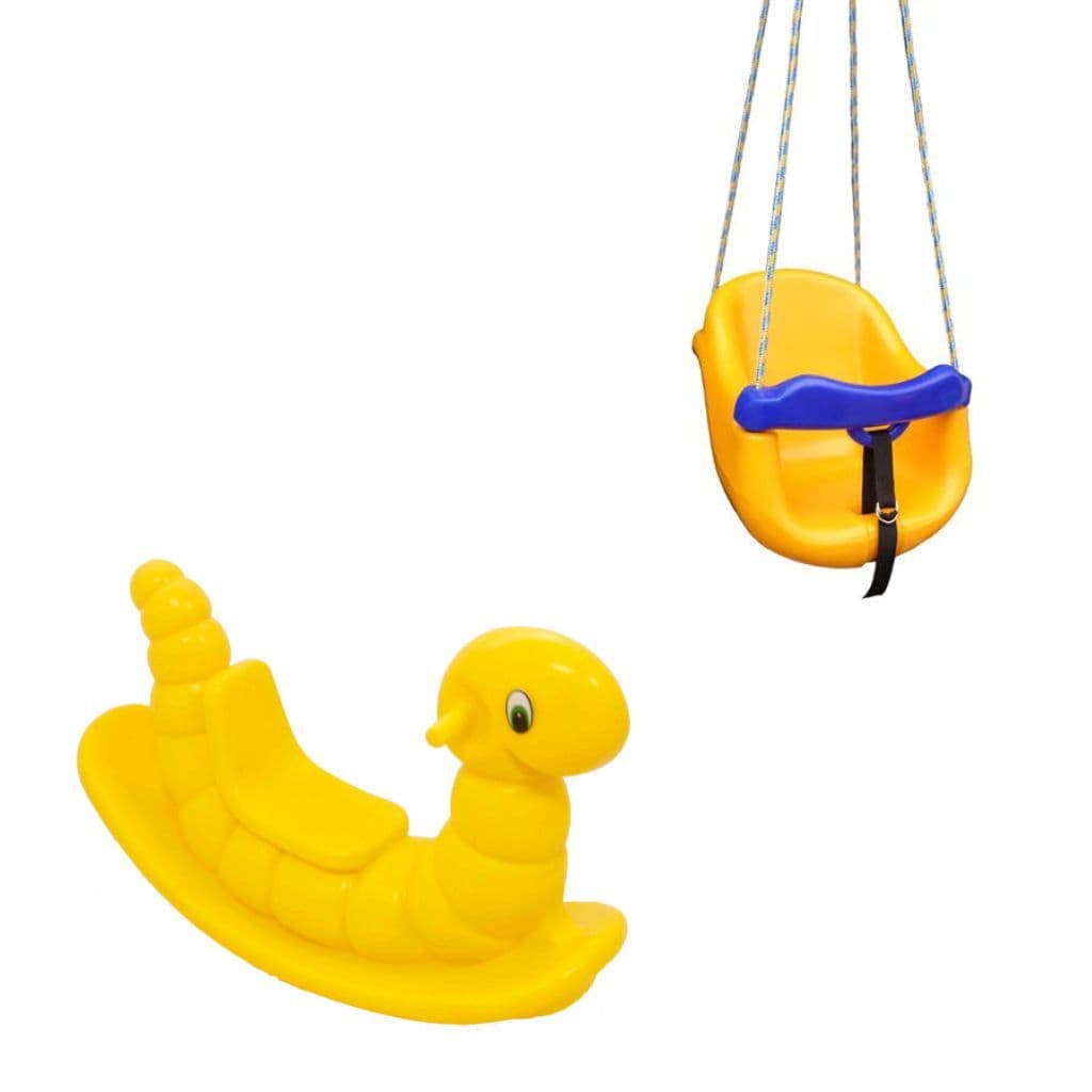 Kit Gangorra Minhoca Nhoca com Balanço Infantil - Diversão Garantida para Crianças