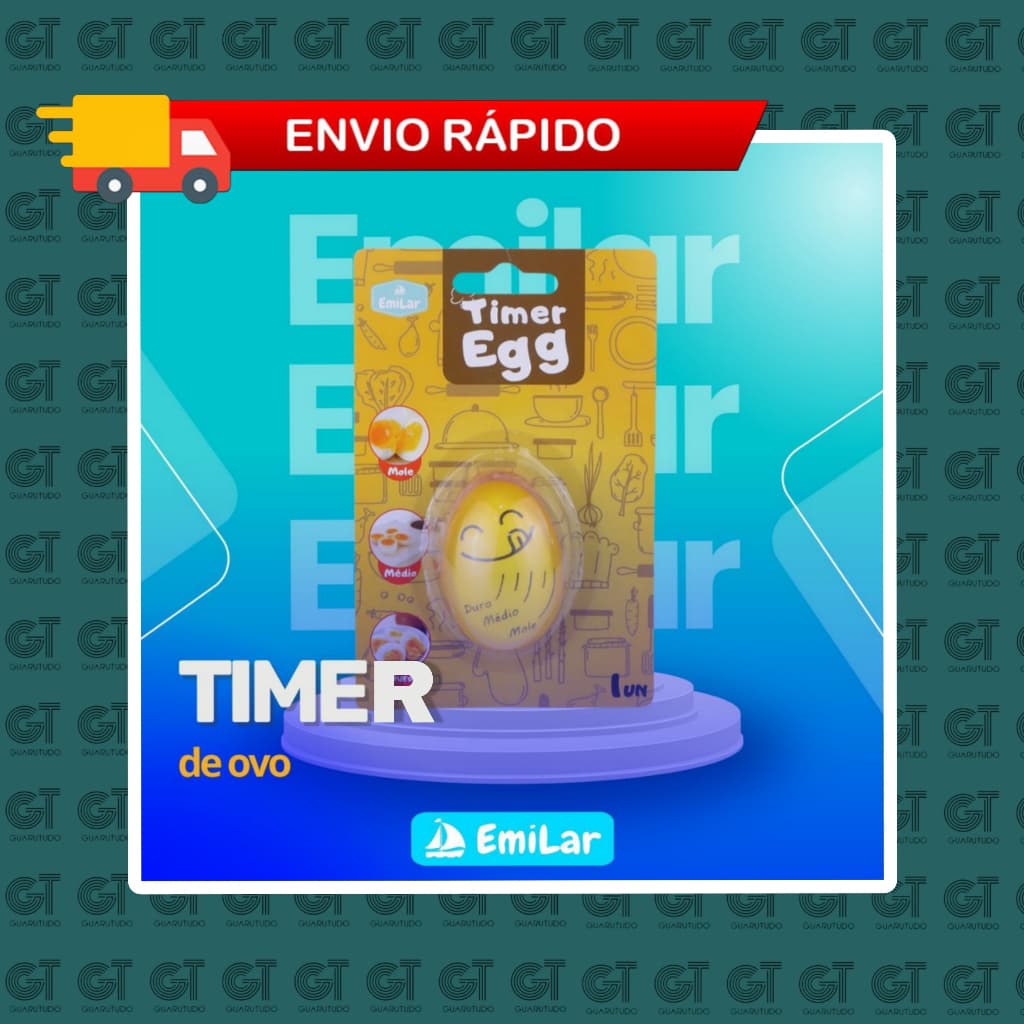 Timer Ovo Cozido, Ovo no Ponto, Ovo Mole, Temporizador para Ovo