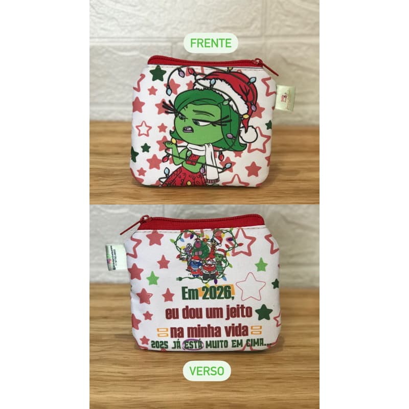 Lembrancinha - NATAL DIVERTIDAMENTE - Porta-moedas