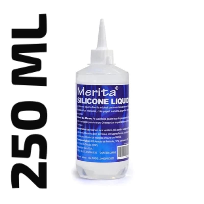 cola de silicone kit com 2 colas ou com 3 colas de 250ml