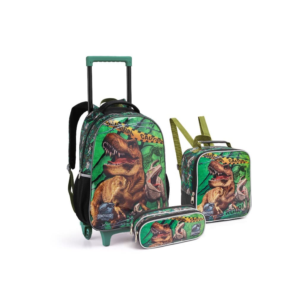 kit de mochila masculino futebol / basquet / dinossauro lançamentos