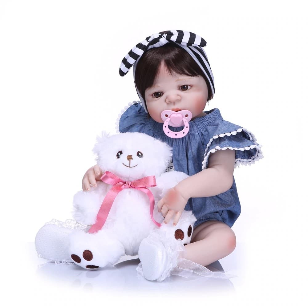 Bebê Boneca Realista Reborn Silicone - Maria
