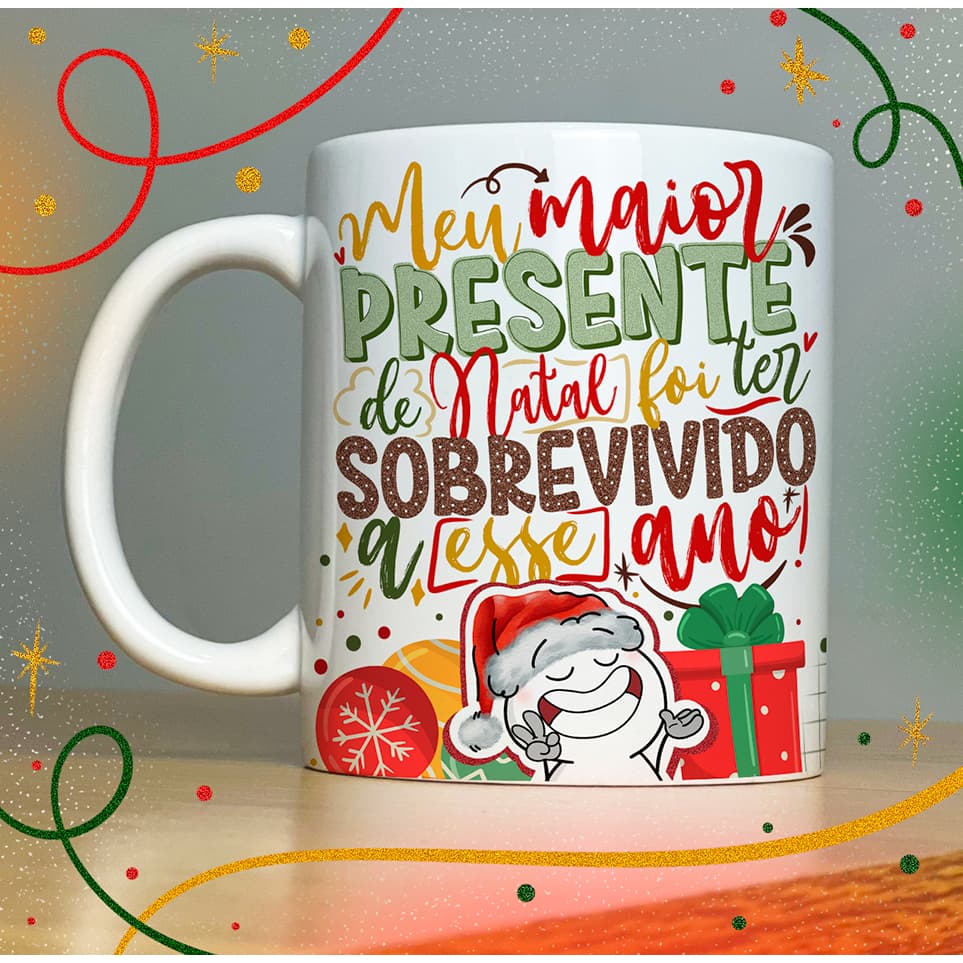 Caneca Natal Vol.1 - Porcelana