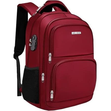 Bolsa Mochila Resistente Escolar Feminina Juvenil Universitário e Escolar Cor: Vermelha