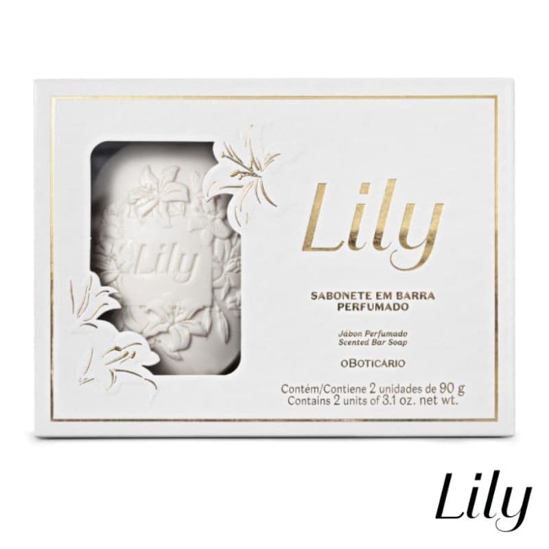 Sabonete em Barra Perfumado Lily 2x90g O Boticário