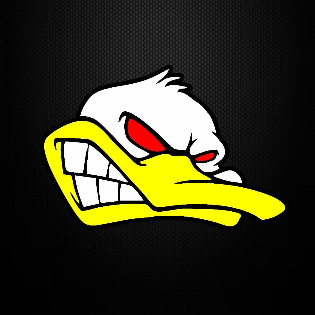 Adesivo Do Pato Grs - Adesivos Para Moto Grau Capacete Bike Escapamento
