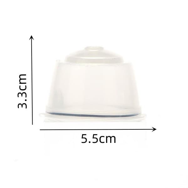 4 Unit Transparent De Café Recarregáveis Capsula Reutilizável Dolce Gusto com Filtro Da Cápsula