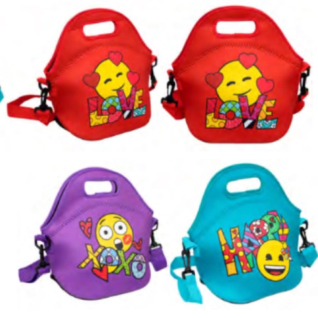 Bolsa Lancheira Marmita Térmica Emoji C/Alça