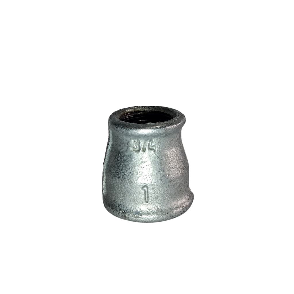 Luva De Redução Galvanizada 1 Pol X 3/4 Pol