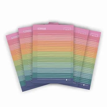 Refil de Caderno Argolado Aquarela - 90 GRS