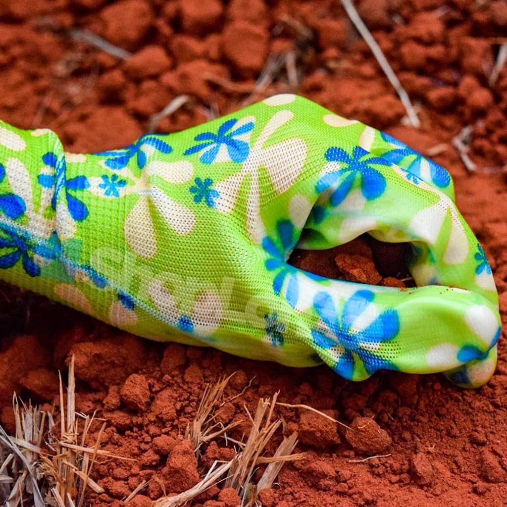 LUVAS PARA JARDIM ESTAMPADA+FLORIDA+ECOLOGICA