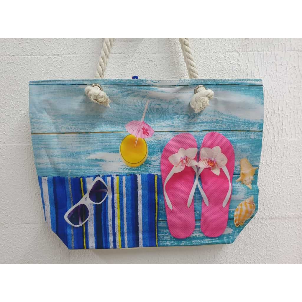 Bolsa Alça de Corda de Ombro Moda Praia Feminina Verão Estilosa