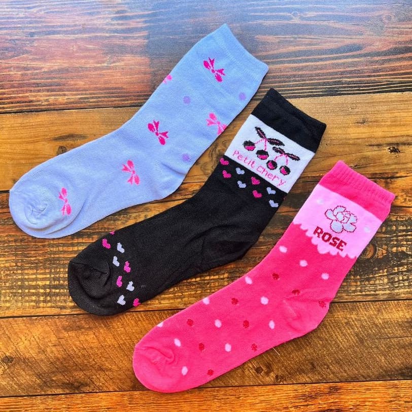 Kit 9 Pares Meia Feminina Cano Longo Sport Estampada Algodão