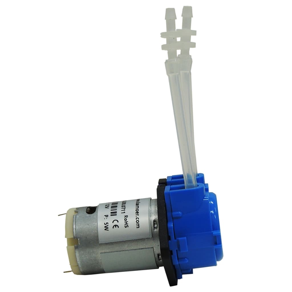 Bomba Dosadora Peristáltica Silicone 3x5 12V Baixa Pressão