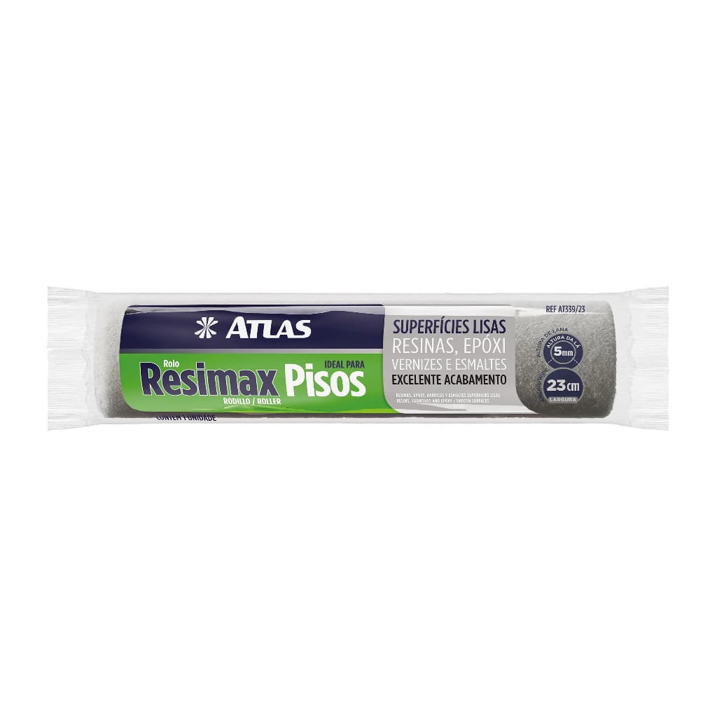 Rolo Pintura Resimax Pisos Atlas 23 cm