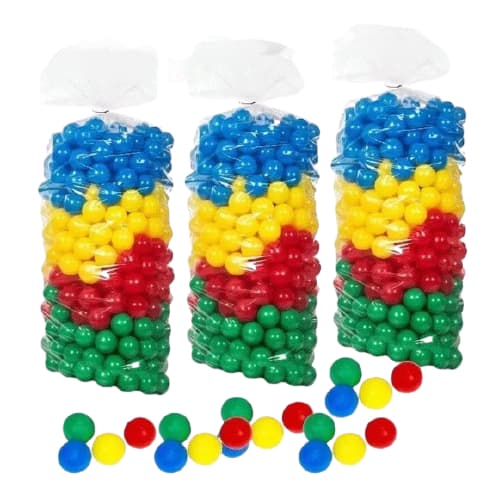 50 Bolinhas para Piscina - Coloridas e Seguras para Crianças