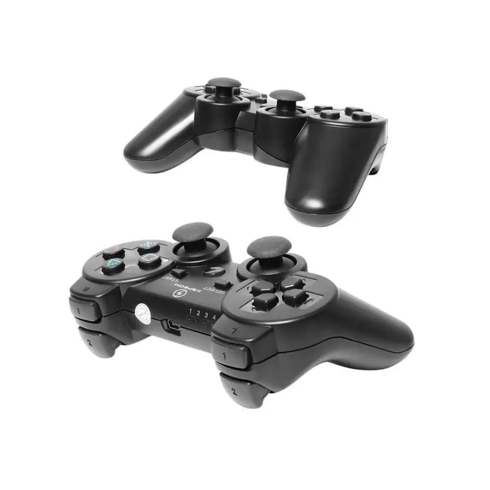 Controles Ps3 Joystick Com Fio Ergonômico Plug And Play Console Preto