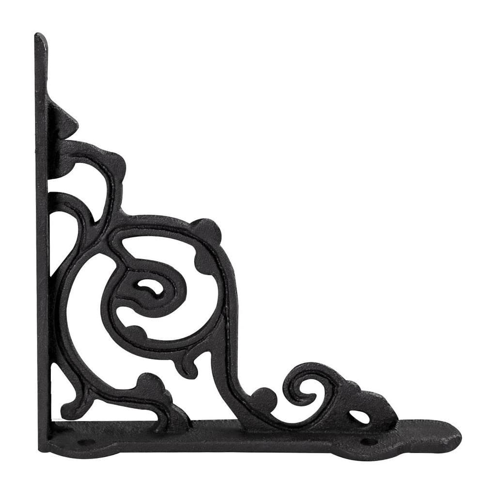 Mão Francesa Suporte para Prateleira em Ferro Fundido 15 x15 cm