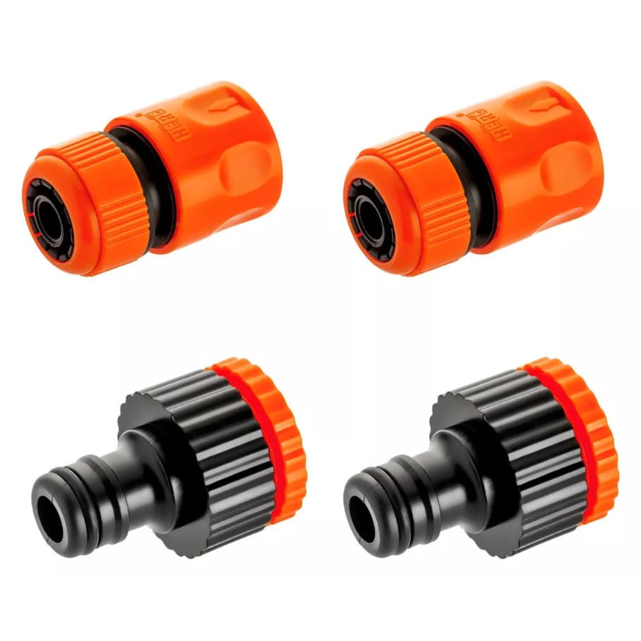 2 Engate Rápido + 2 Adaptador Com Rosca 3/4 Bucha De Redução