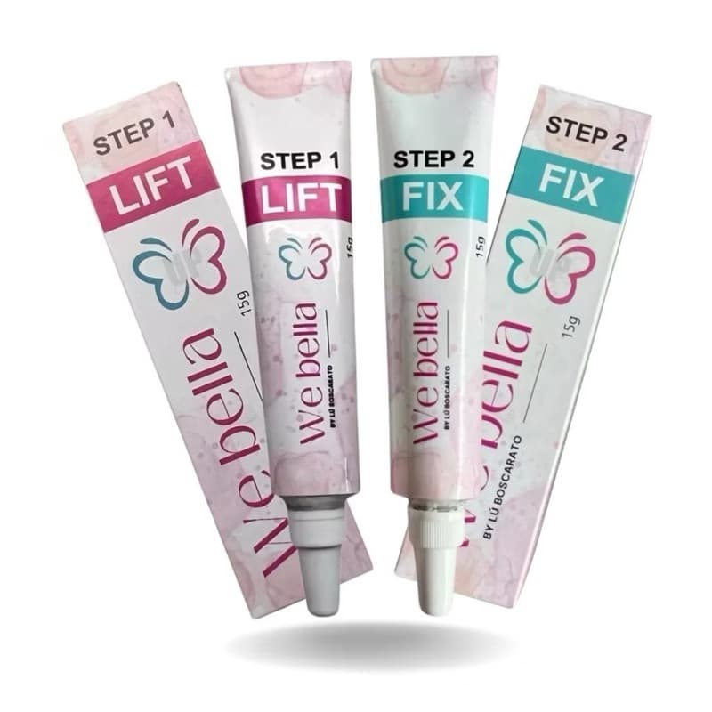 KIT BROW LAMINATION E LASH LIFTING WE BELLA ORIGINAL PASSO 1 E PASSO 2 | ENVIO IMEDIATO PRONTA ENTREGA 2025 REGENERADOR