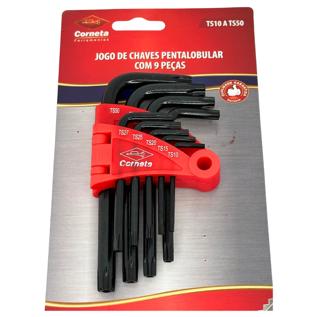 Jogo de chave Torx 5 pontas Pentalobular p peças corneta aço cromo vanadio