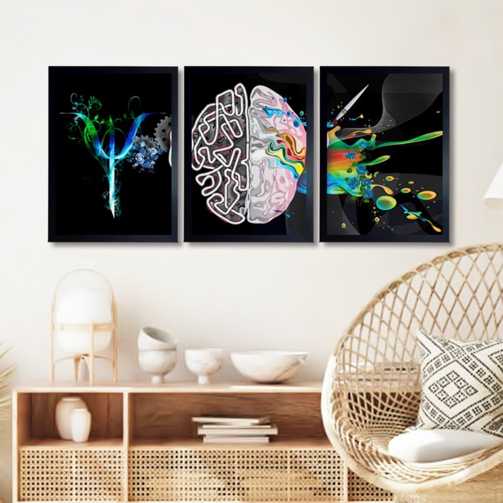 Quadros Psicologia Saúde Mental Consultório