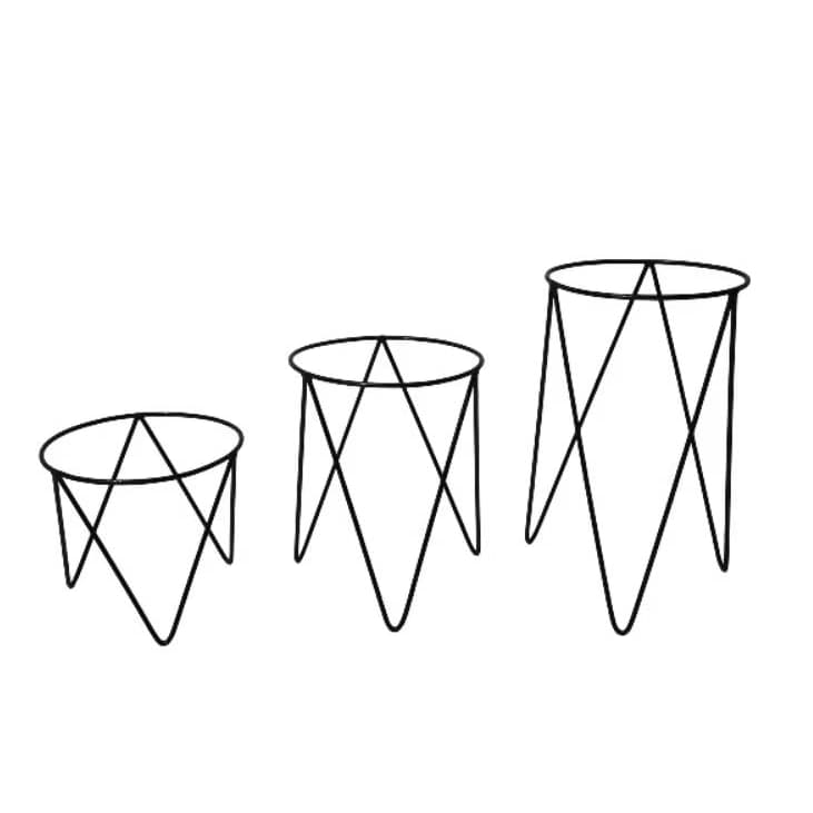 kit 3 tripés para vaso de plantas 16cm , 24cm e 32cm altura e 18cm de largura