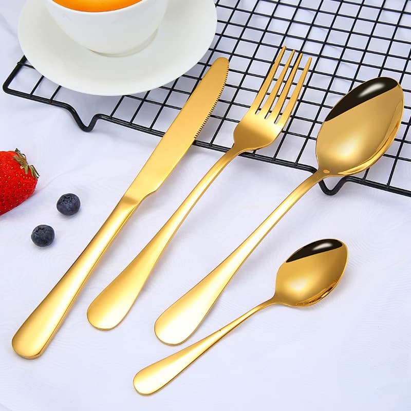 24 Peças Jogo De Faca Garfo Colher De Mesa Usado Em Restaurantes E Cozinhas Promoção	A-A001-003-008-999	7898881020995	10
