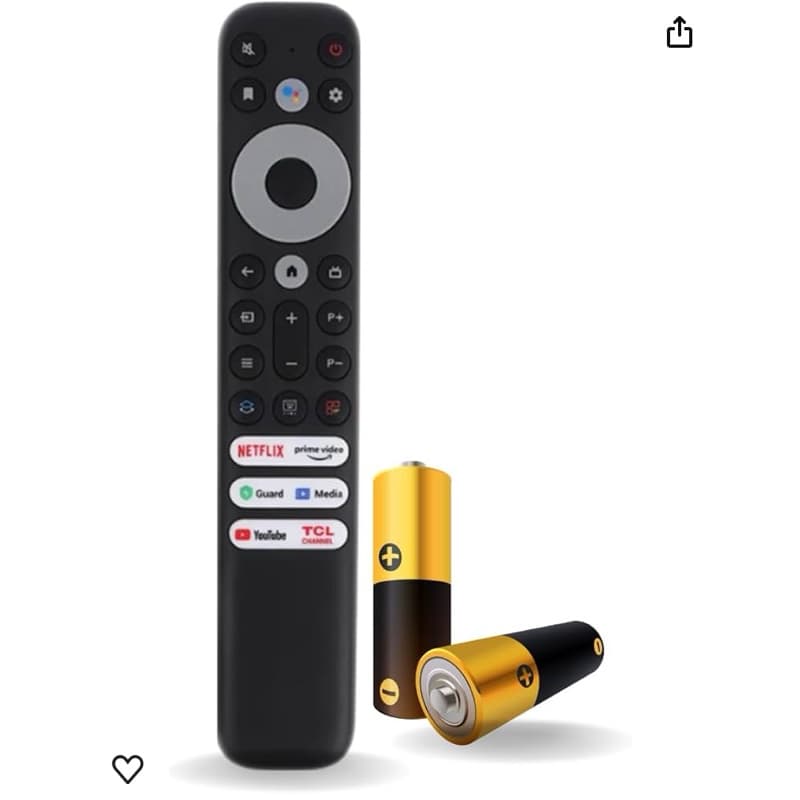 Controle Remoto Compatível Com Smart TV TCL Com pilhas (inclusa)