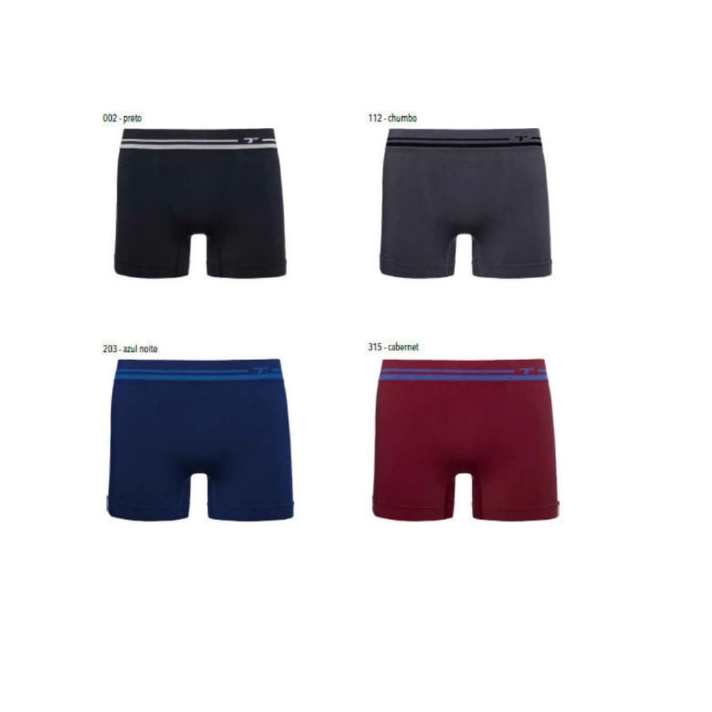 Kit C/ 10 Cuecas Boxer Sem Costura Em Microfibra Torp Daily (escolher cores)