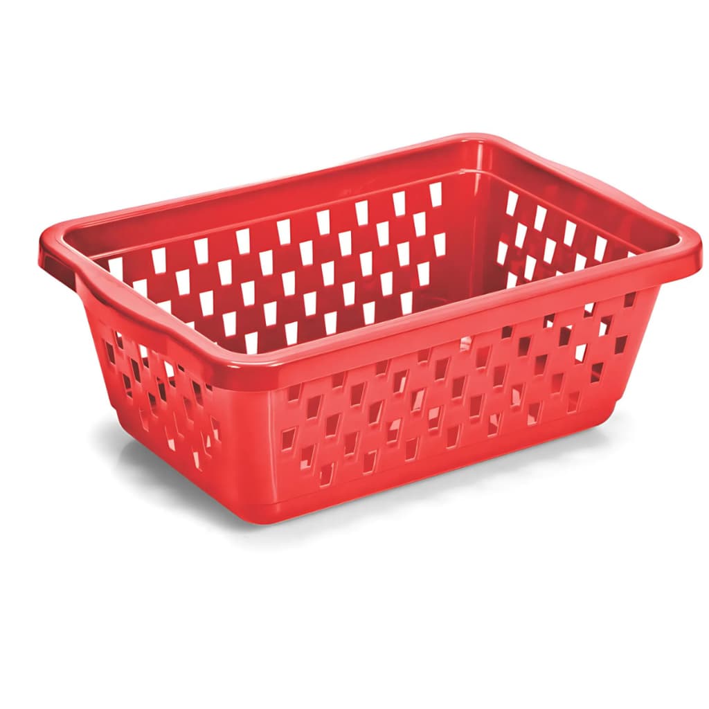 Cesto Organizador Pequeno Vermelho 1400 ML