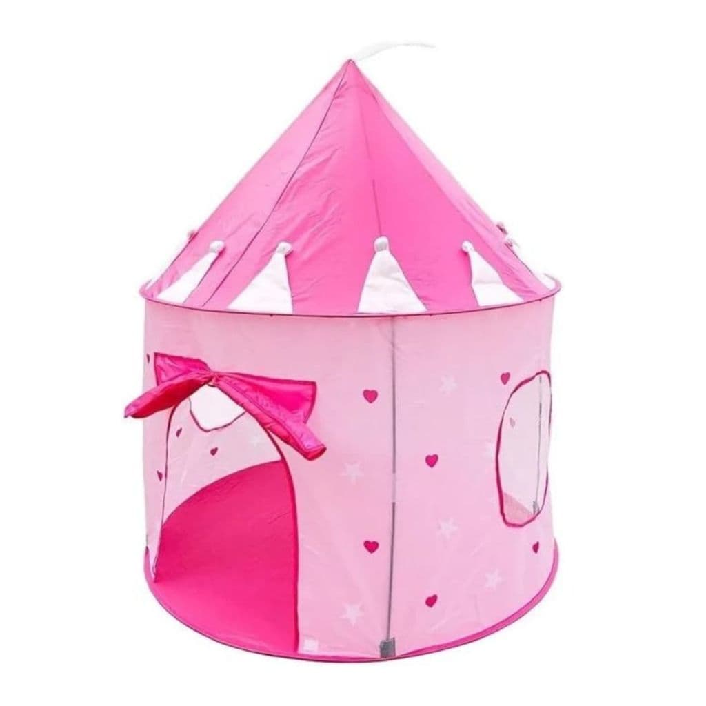 Brincando com Estilo - Tenda Infantil Castelo de Princesa Dobrável para Todos os Ambientes