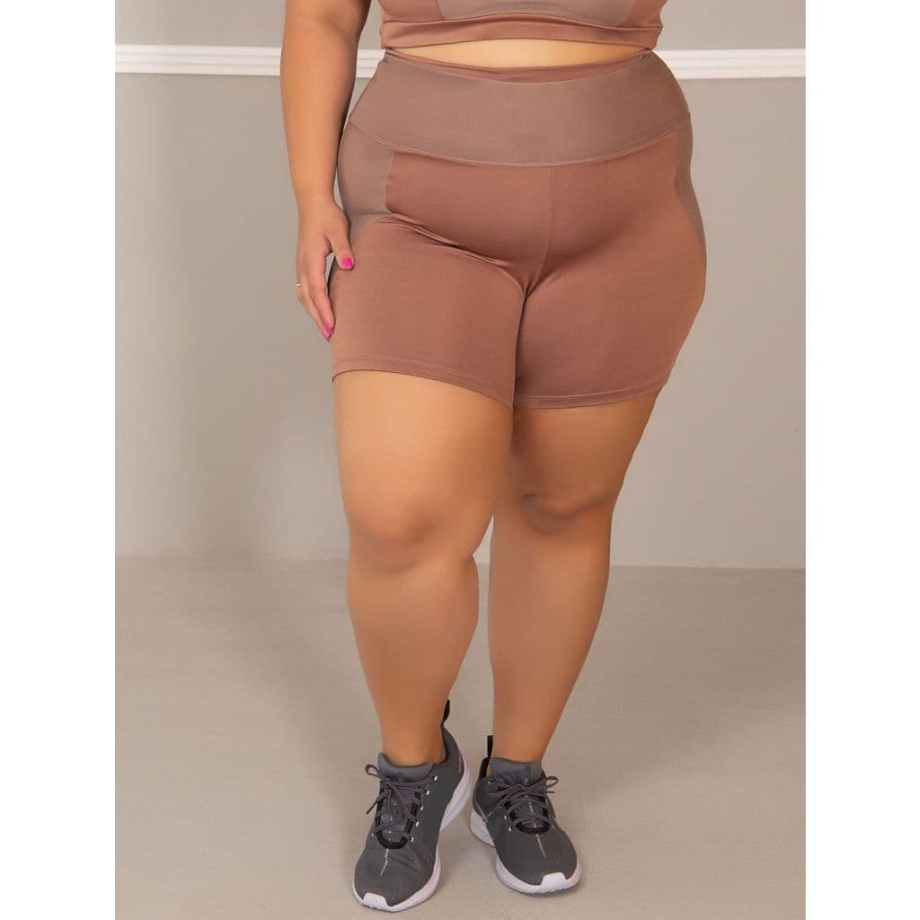 Bermuda Fitness Tule Plus Size 11193