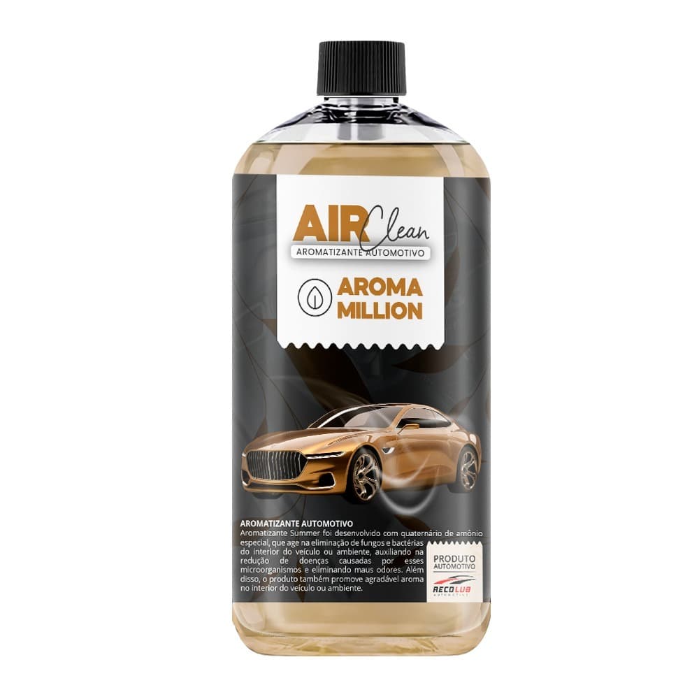 Odorizante Automotivo Vários Aromas 1 Litro  (1 Unidade) - Cheirinho para Carro