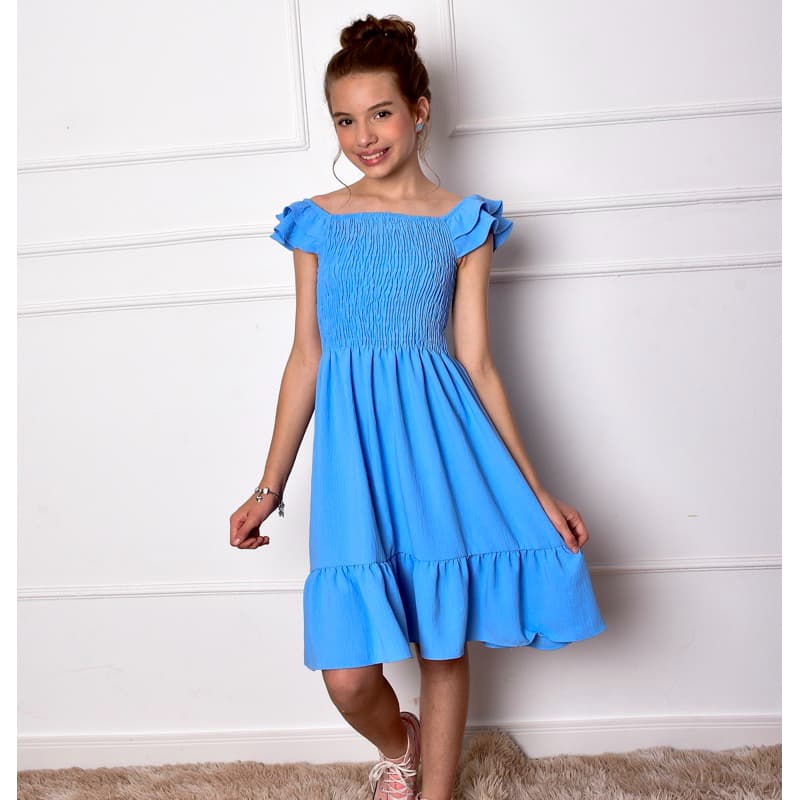 VESTIDO JUVENIL VERÃO MODA 2025 DO 12 ao 16 BLOGUEIRINHA