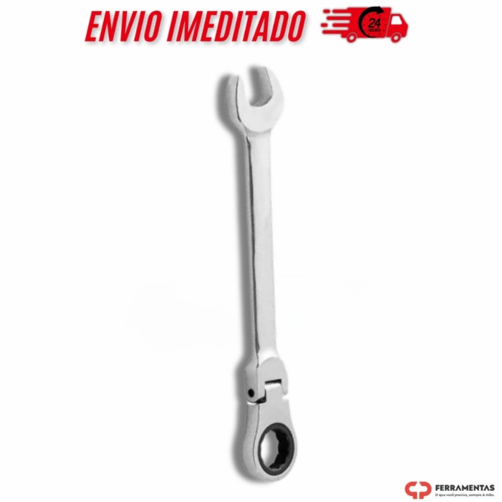 Chave Combianada Profissional Com Catraca Articulada De 11mm - Corneta