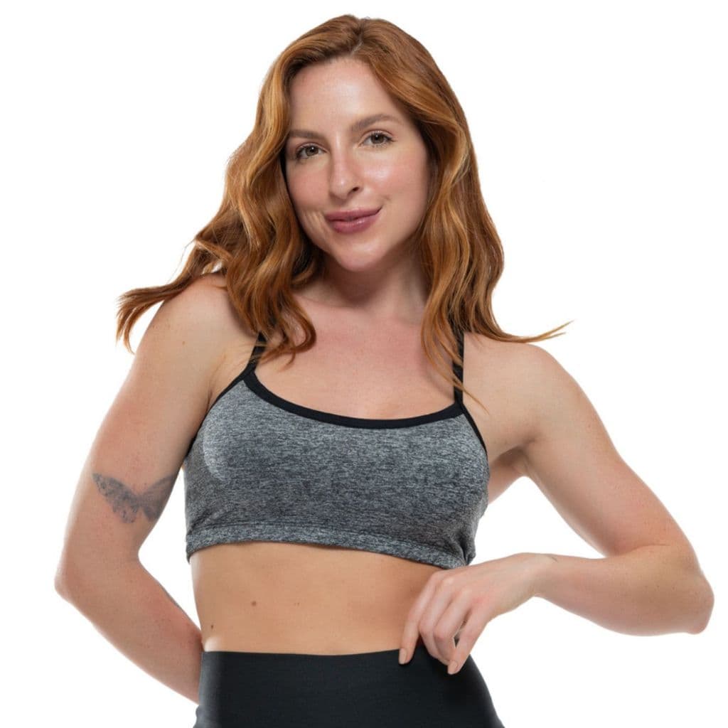 Top Fitness Feminino Nadador Alça Fina Academia