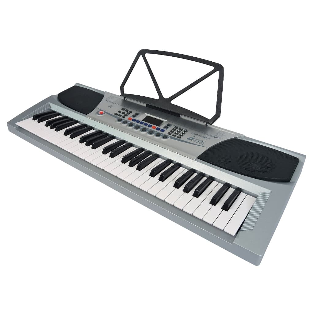 Teclado Musical Meike 54 Teclas MK-2083 - Visor LED + Fonte Bivolt + Suporte Partitura