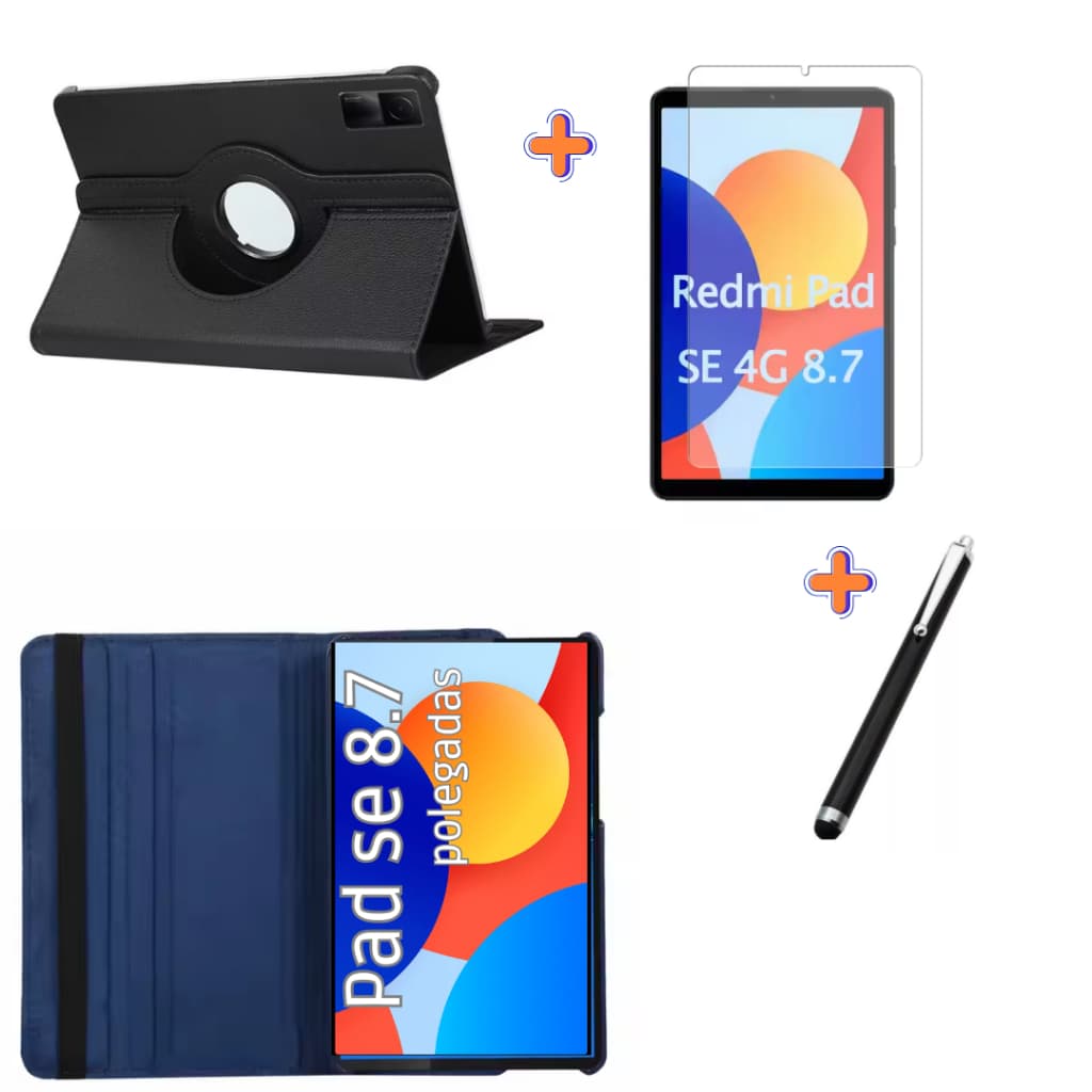 Capa + Película + Caneta P Tablet Xiaomi Redmi Pad Se 8.7 polegadas(MINI)