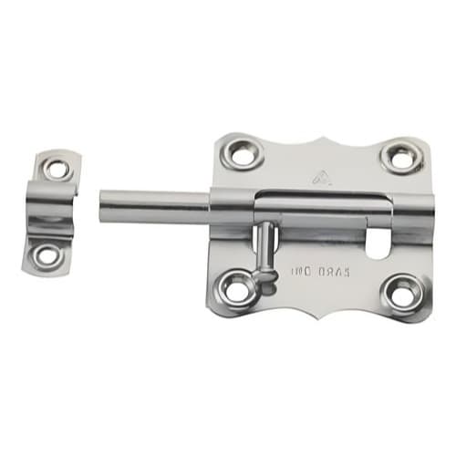 Trinquinho Ferrolho Alumínio 38mm Porta Portão 2 Cinza Claro