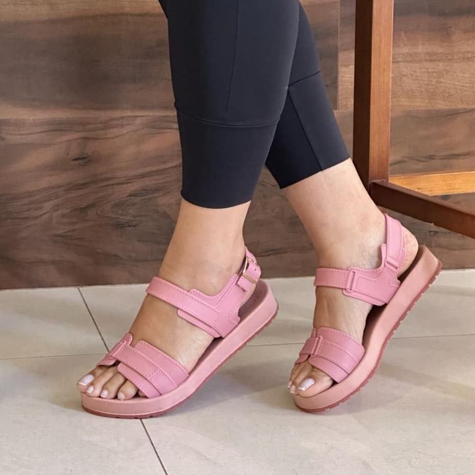 Papete Birken sandália feminina plataforma Leveza e Conforto Incomparáveis - Rasteira Injetada Confortável