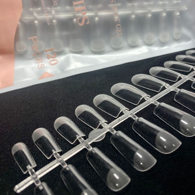 D&Z Postiça Soft Gel Quadrada Colante 120 Peças